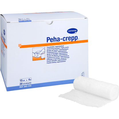 PEHA CREPP Fixierbinde 12 cmx4 m 20 St