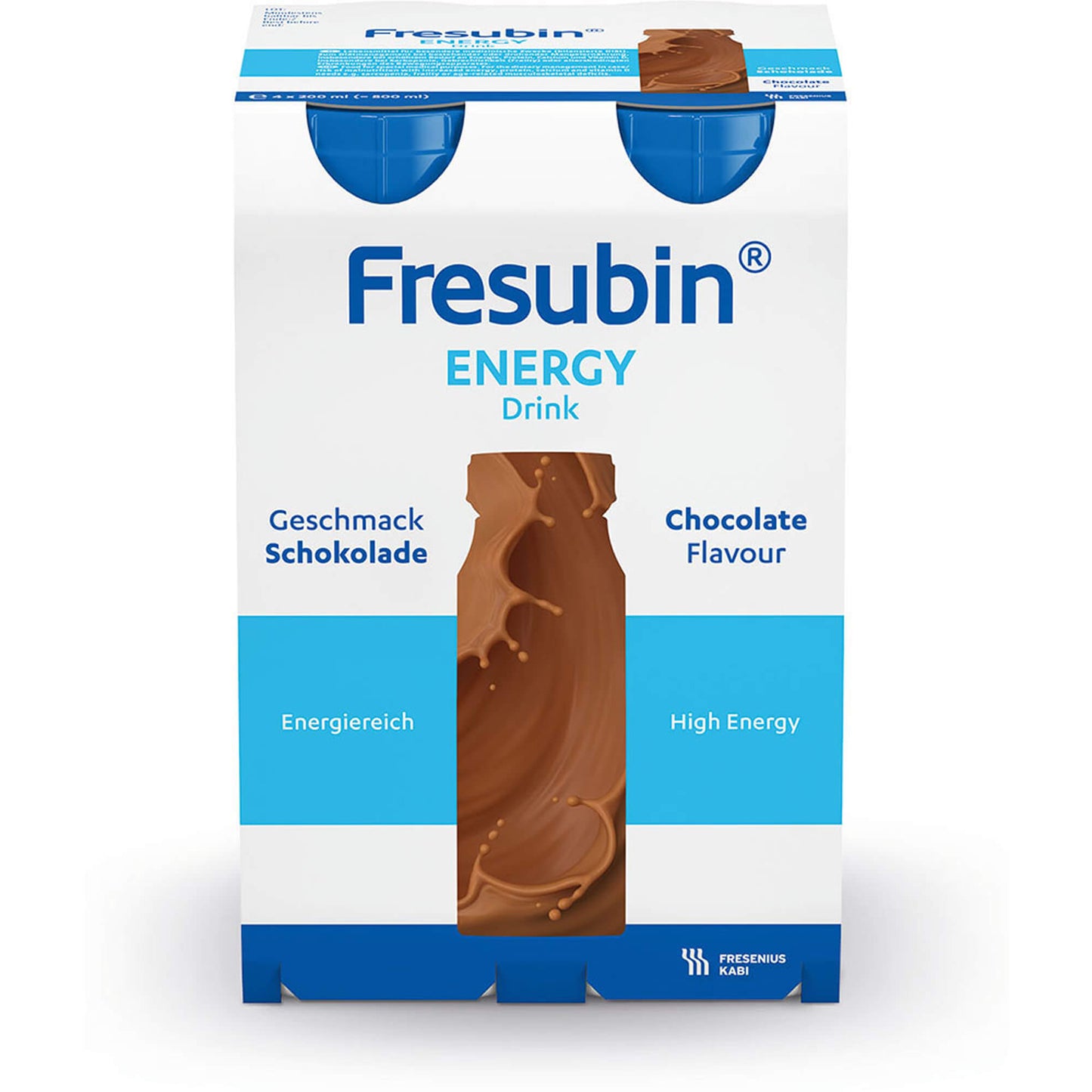 FRESUBIN ENERGY DRINK Schokolade Trinkflasche 4X200 ml