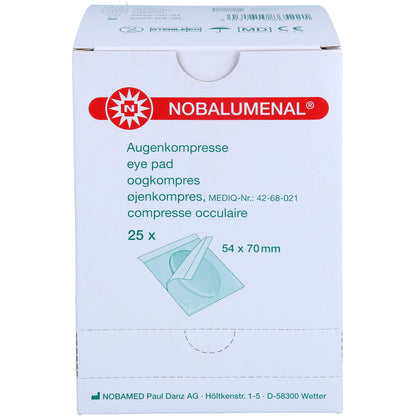 NOBALUMENAL Augenkompr.54x70 mm steril 25 St
