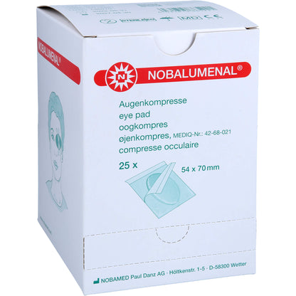 NOBALUMENAL Augenkompr.54x70 mm steril 25 St
