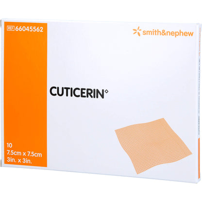 CUTICERIN 7,5x7,5 cm Gaze m.Salbenbeschichtung 10 St