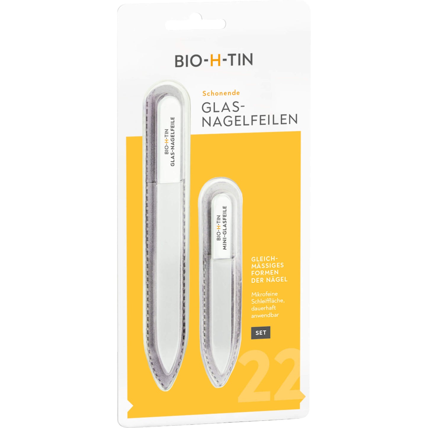 BIO-H-TIN Glas Nagelfeile Set 1 St
