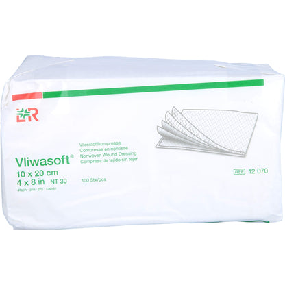 VLIWASOFT Vlieskompressen unsteril 10x20 cm 4l. 100 St