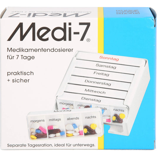 MEDI 7 Medikamentendos.f.7 Tage weiß 1 St