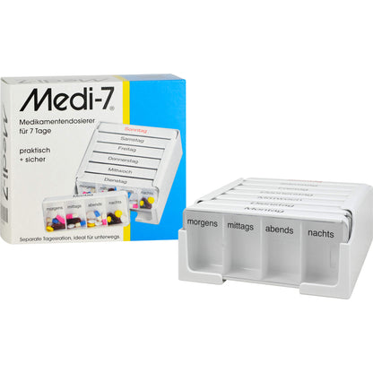 MEDI 7 Medikamentendos.f.7 Tage weiß 1 St
