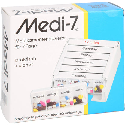 MEDI 7 Medikamentendos.f.7 Tage weiß 1 St