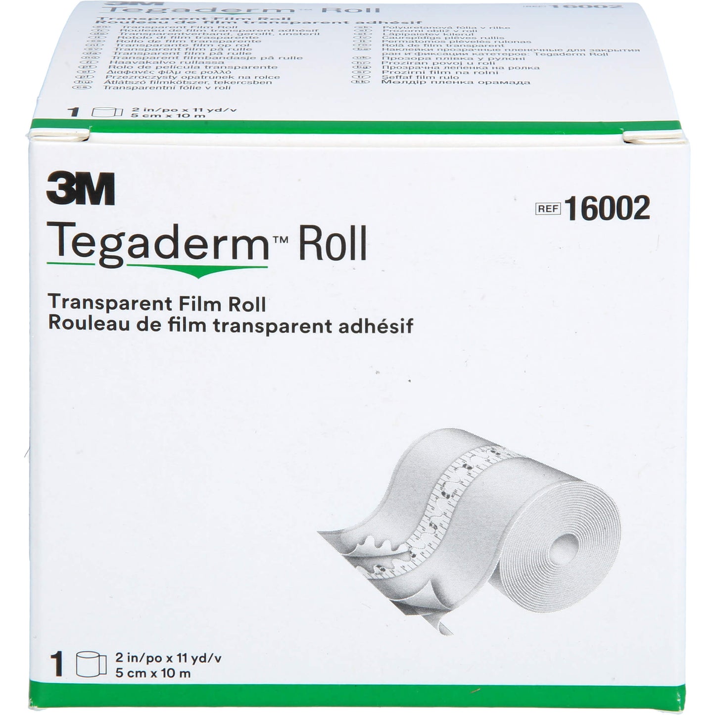 TEGADERM Roll 5 cmx10 m 16002 1 St