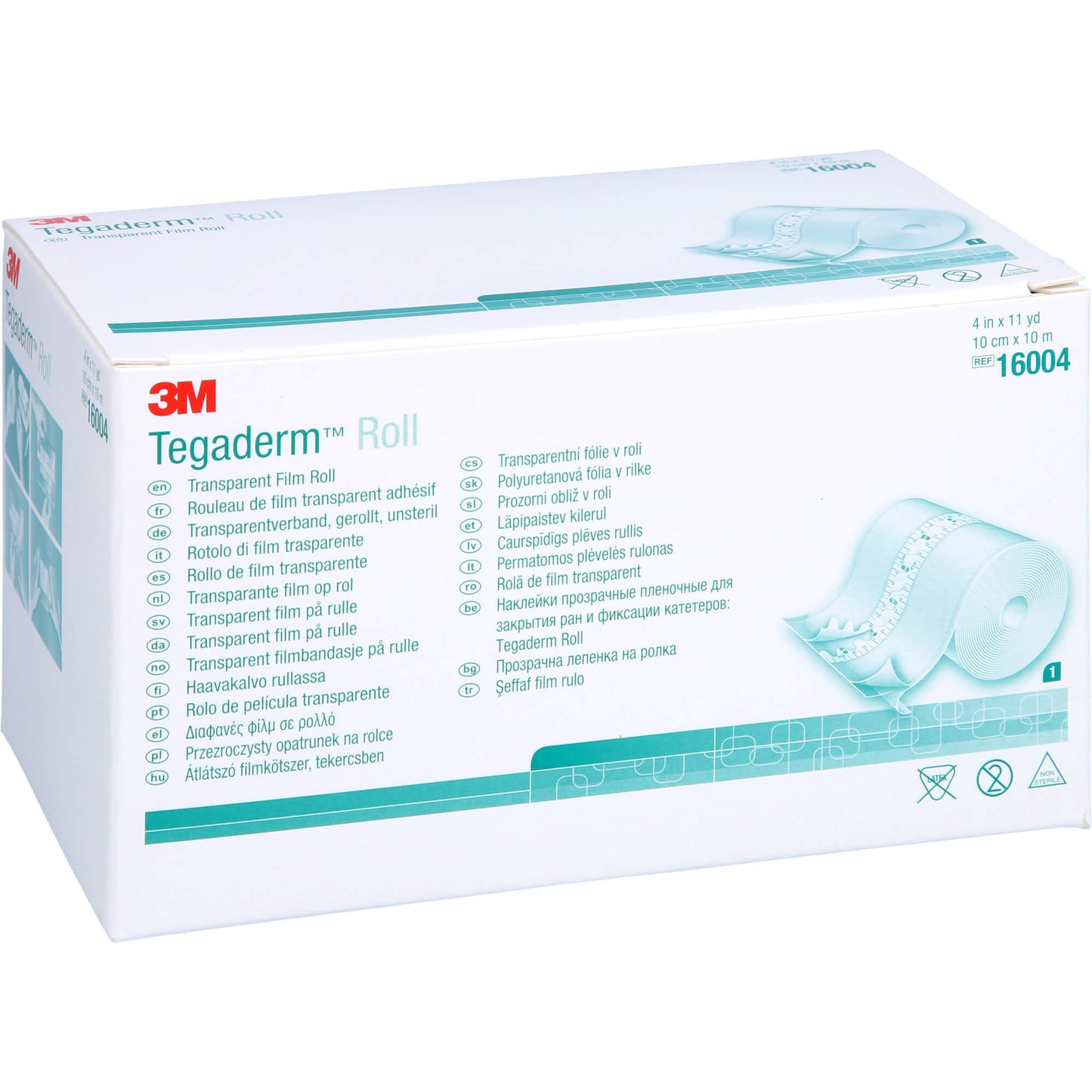 TEGADERM Roll 10 cmx10 m 16004 1 St