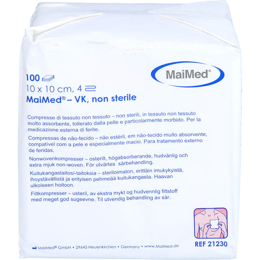 VLIESSTOFF-KOMPRESSEN unsteril 10x10 cm 4fach 100 St