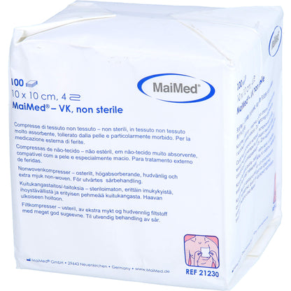 VLIESSTOFF-KOMPRESSEN unsteril 10x10 cm 4fach 100 St