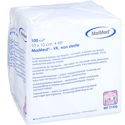 VLIESSTOFF-KOMPRESSEN unsteril 10x10 cm 4fach 100 St