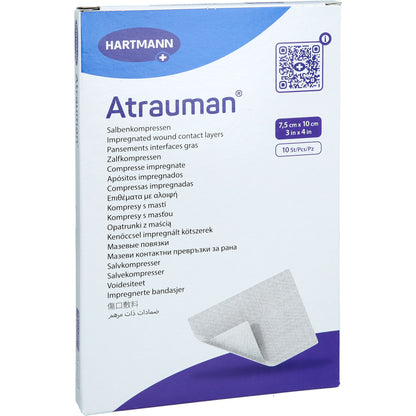 ATRAUMAN 7,5x10 cm steril Kompressen 10 St