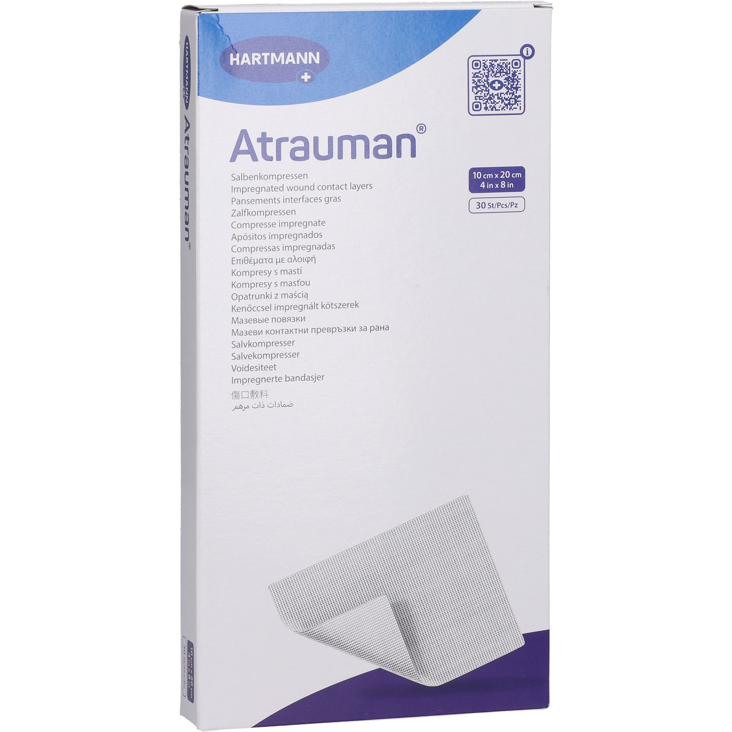 ATRAUMAN 10x20 cm steril Kompressen 30 St