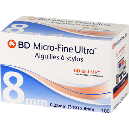 BD MICRO-FINE ULTRA Pen-Nadeln 0,25x8 mm 31 G 100 St