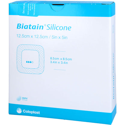 BIATAIN Silicone Schaumverband 12,5x12,5 cm 10 St