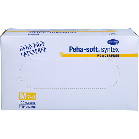 PEHA-SOFT Syntex Unters.Handsch.unste.pud.frei M 100 St