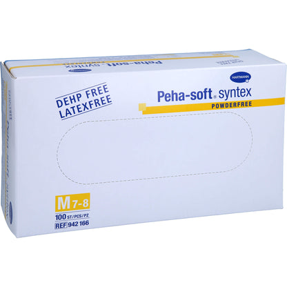 PEHA-SOFT Syntex Unters.Handsch.unste.pud.frei M 100 St