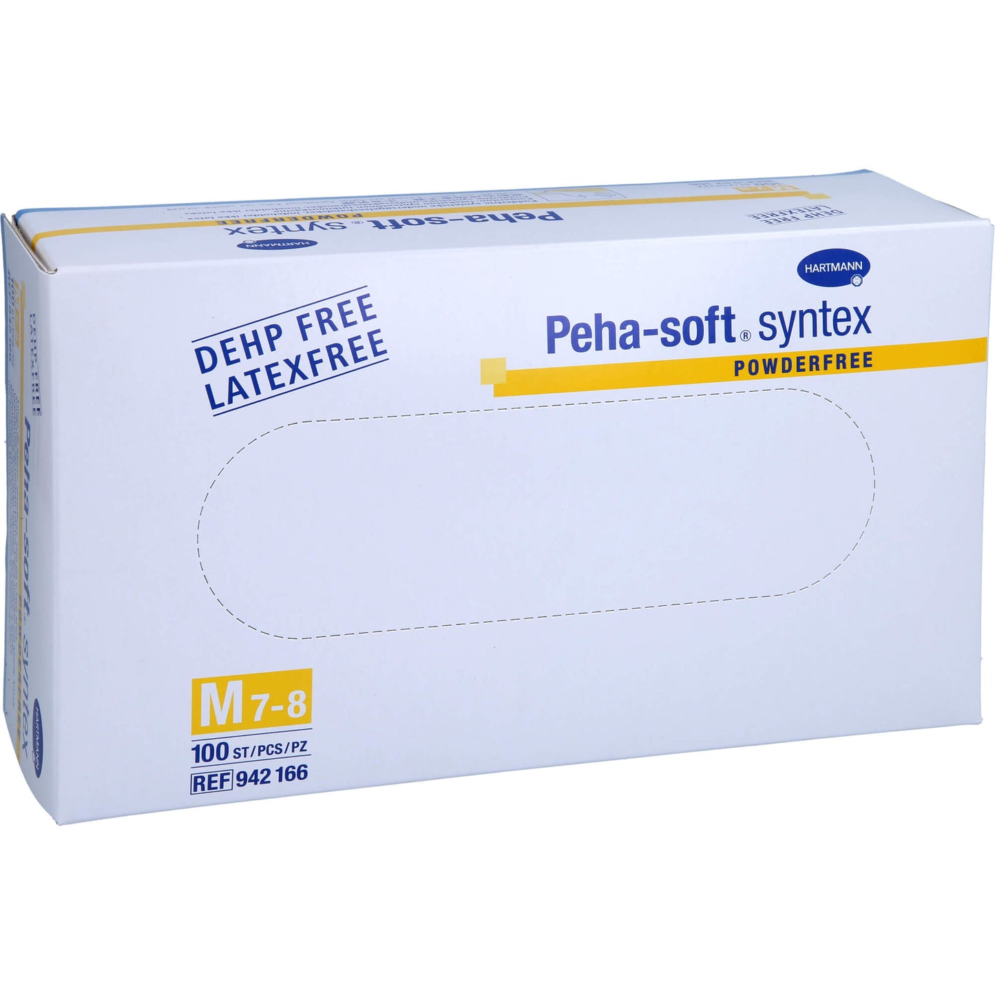 PEHA-SOFT Syntex Unters.Handsch.unste.pud.frei M 100 St