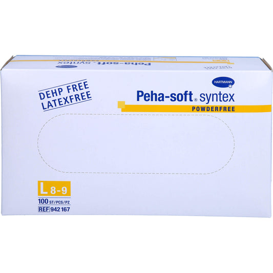PEHA-SOFT Syntex Unters.Handsch.unste.pud.frei L 100 St