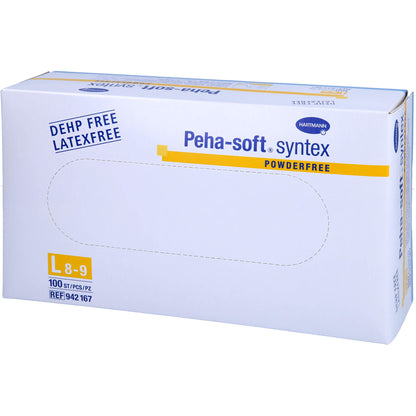 PEHA-SOFT Syntex Unters.Handsch.unste.pud.frei L 100 St
