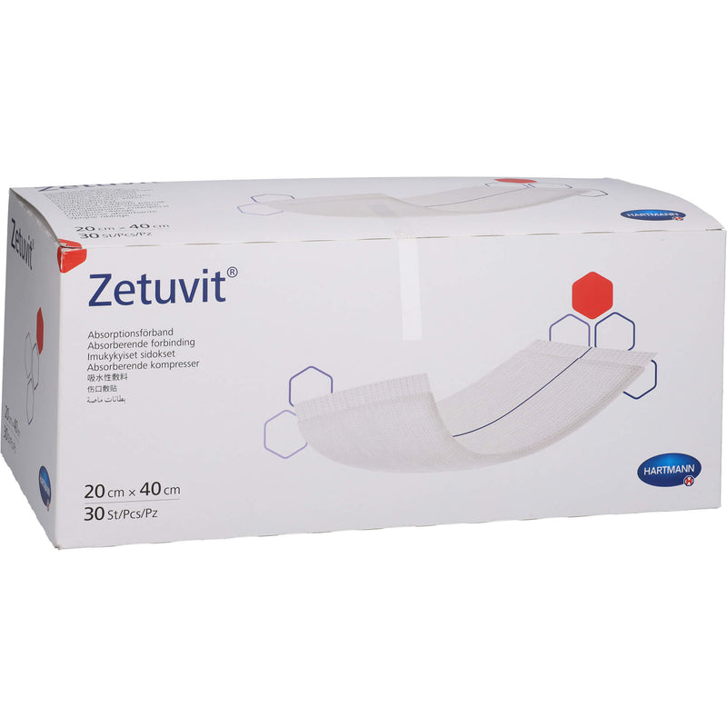 ZETUVIT SAUGKOMPR UN 20X40 30 St