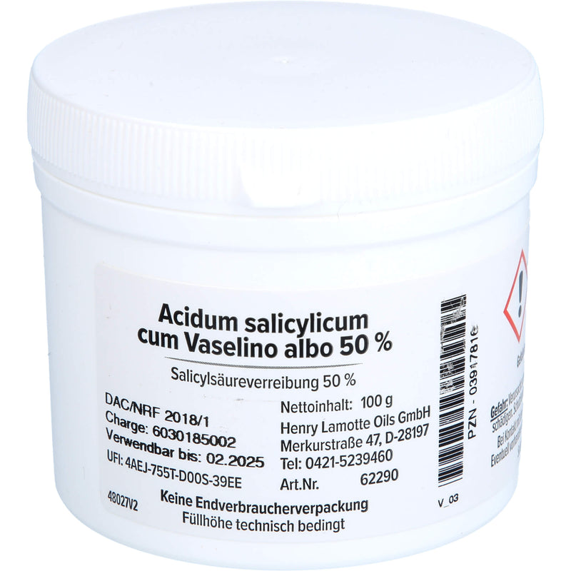 ACIDUM SALICY C VAS ALB50% 100 g