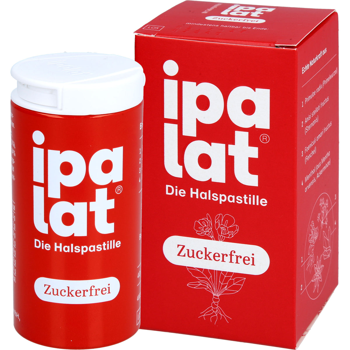 IPALAT Halspastillen zuckerfrei 40 St