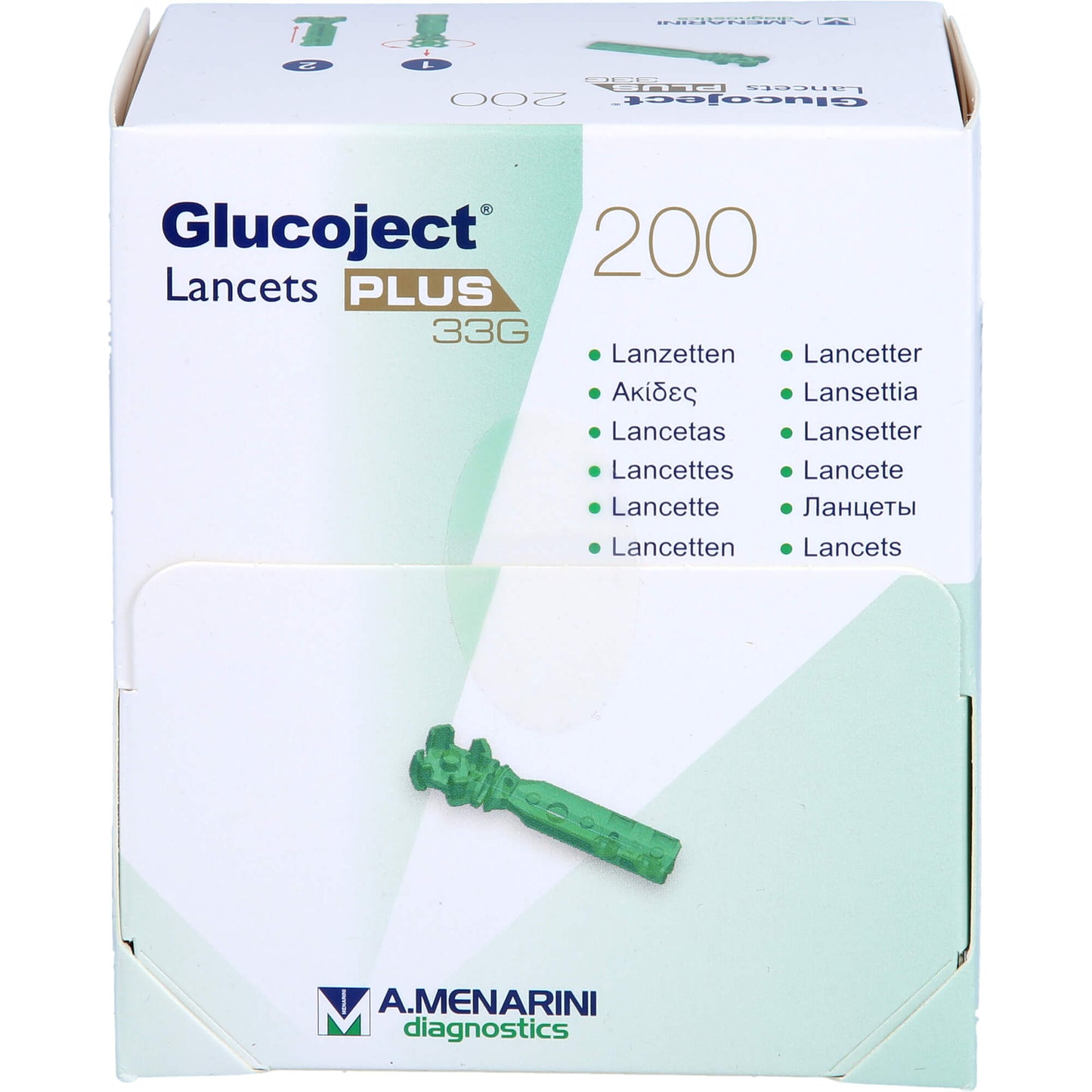GLUCOJECT Lancets PLUS 33 G 200 St