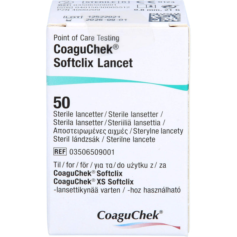 COAGUCHEK SOFTCLIX LANCET 50 St