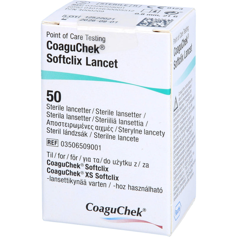 COAGUCHEK SOFTCLIX LANCET 50 St
