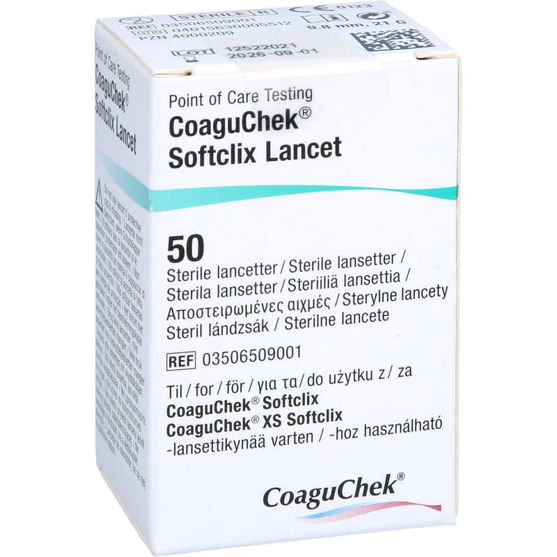 COAGUCHEK SOFTCLIX LANCET 50 St