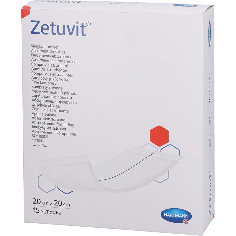 ZETUVIT SAUGKOMPR ST 20X20 15 St