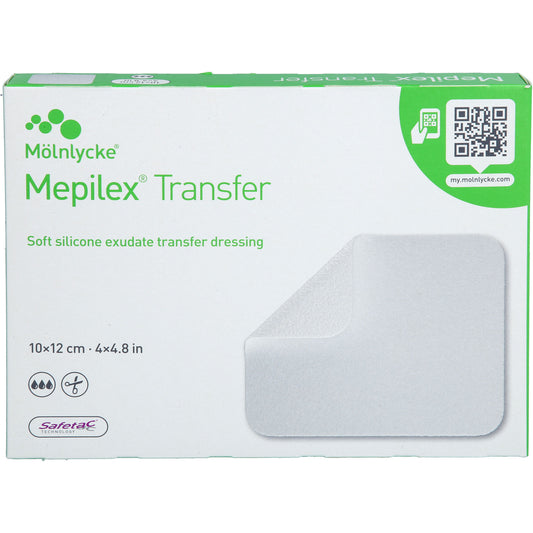 MEPILEX Transfer Schaumverband 10x12 cm steril 5 St
