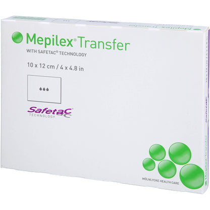 MEPILEX Transfer Schaumverband 10x12 cm steril 5 St
