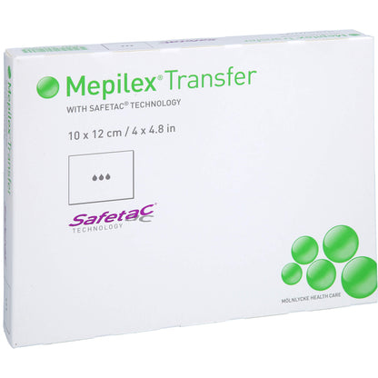 MEPILEX Transfer Schaumverband 10x12 cm steril 5 St