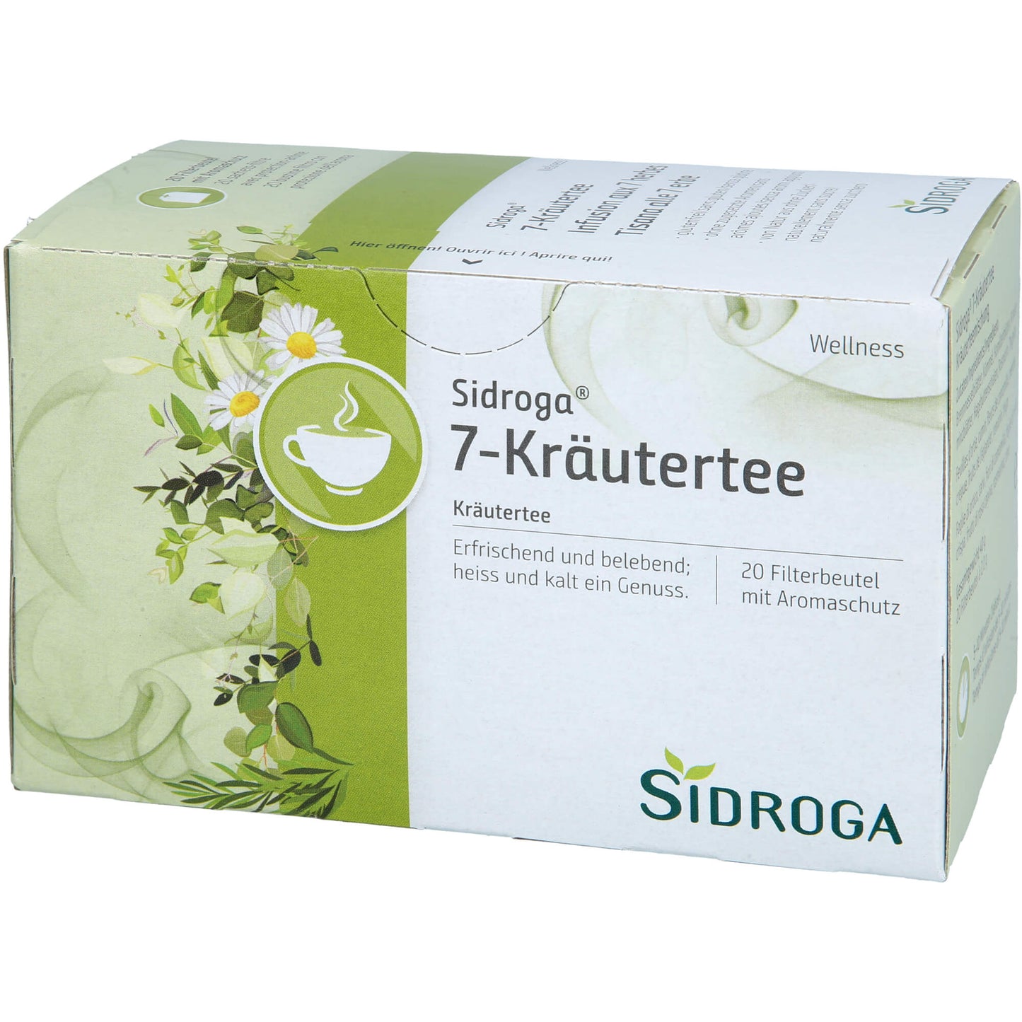 SIDROGA Wellness 7-Kräutertee Filterbeutel 20X2.0 g