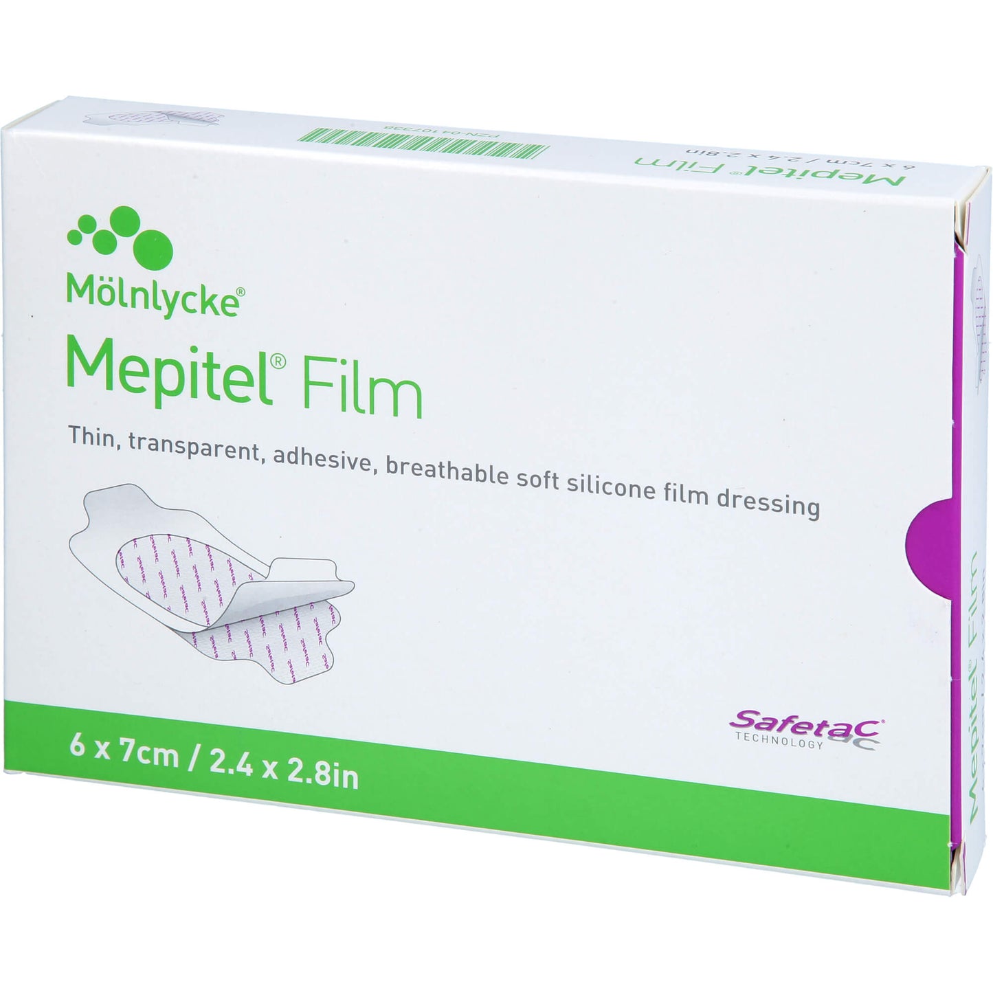 MEPITEL Film Folienverband 6x7 cm 10 St