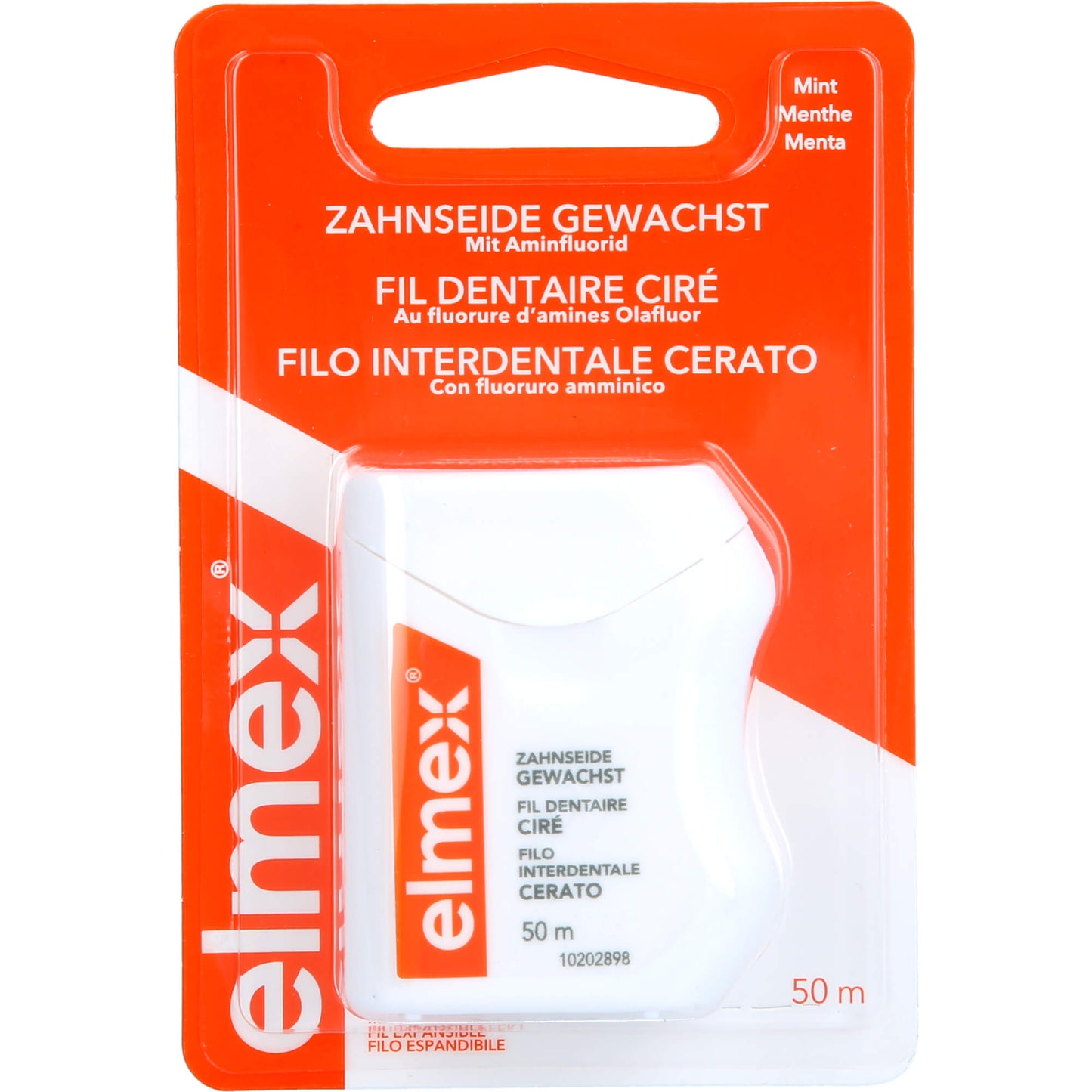 ELMEX Zahnseide gewachst mit Aminfluorid 50 m