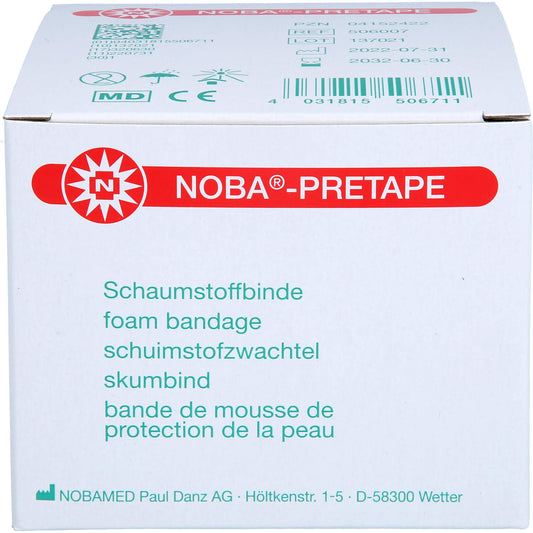NOBA PRETAPE Schaumstoffbinde 7 cmx27,5 m 1 St