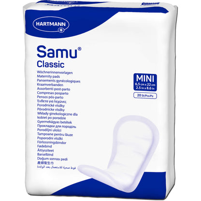 SAMU Wöchnerinnen Vorlagen Classic mini 6,5x22 cm 20 St