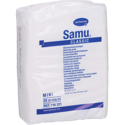 SAMU Wöchnerinnen Vorlagen Classic mini 6,5x22 cm 20 St