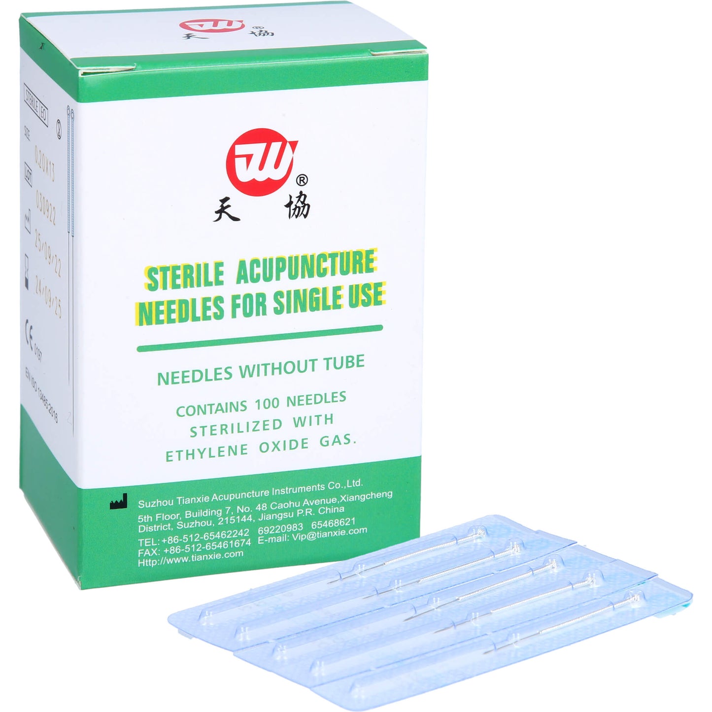 AKUPUNKTURNADELN Tianxie 0,20x13 mm ster.Einm. 100 St