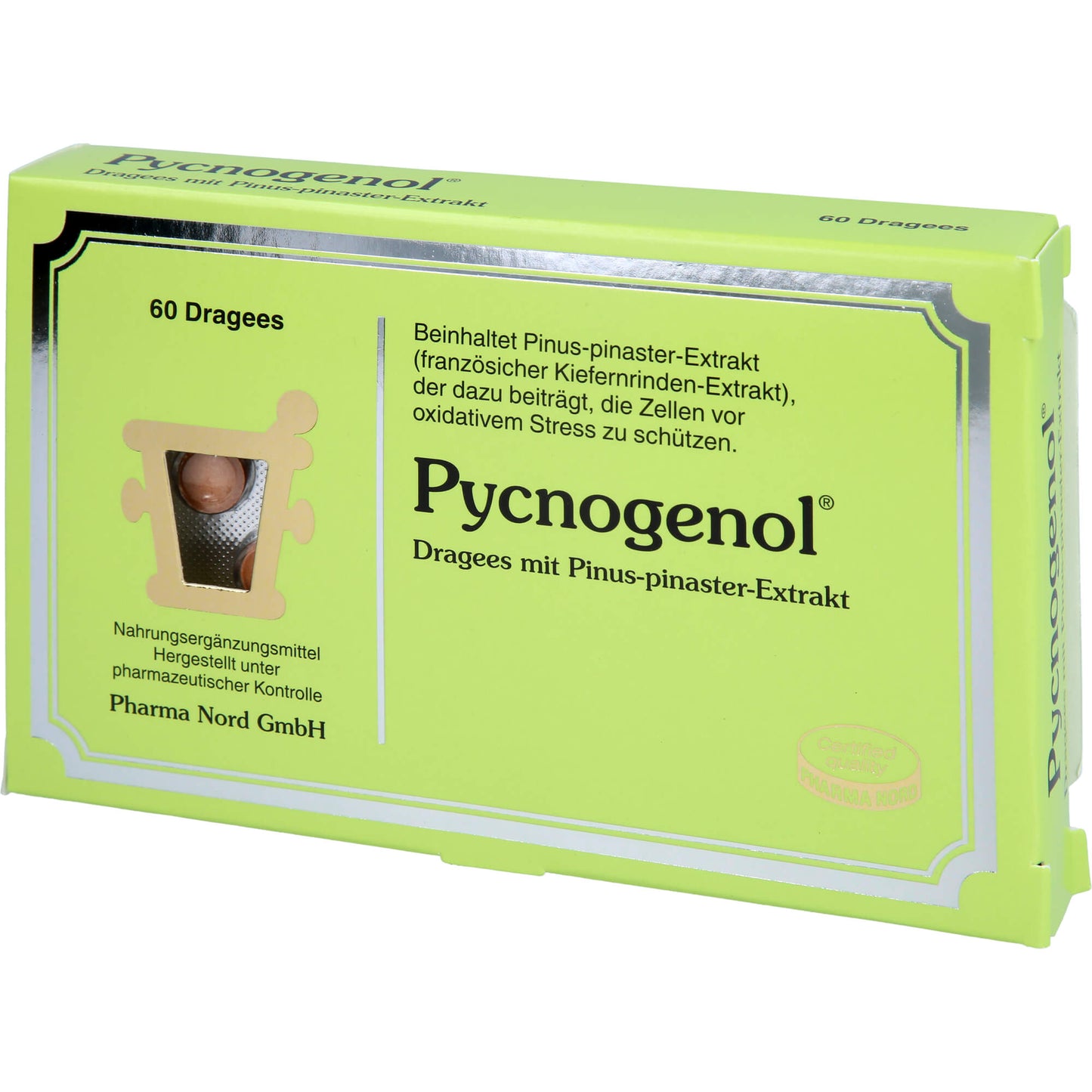 PYCNOGENOL KIEFERNRINDENEXTRAKT Pharma Nord Drag. 60 St