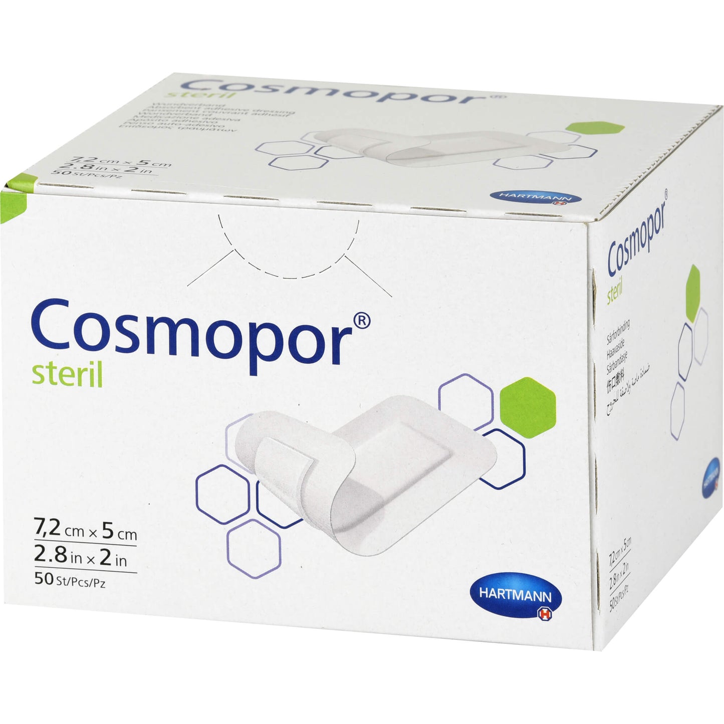 COSMOPOR steril Wundverband 5x7,2 cm 50 St