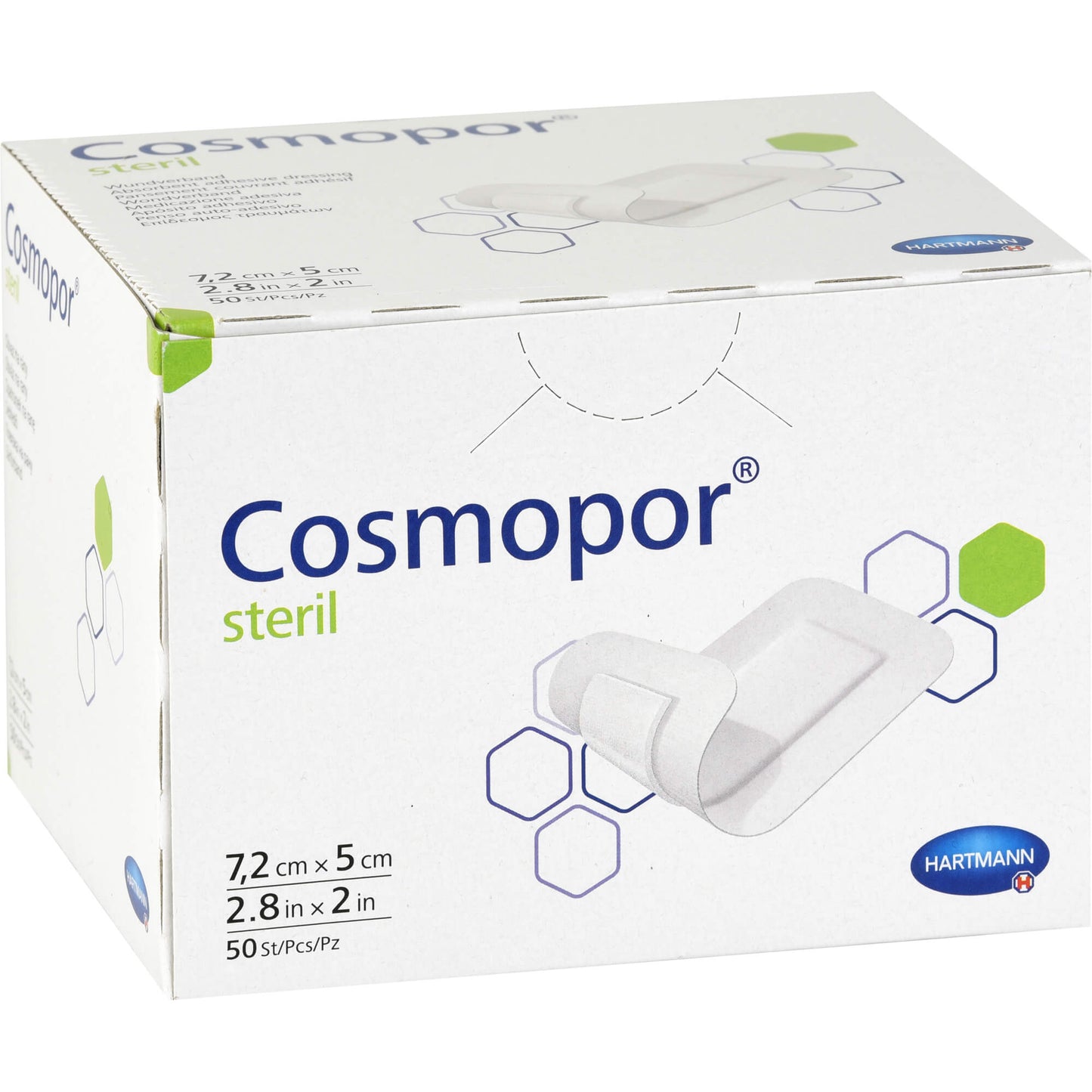 COSMOPOR steril Wundverband 5x7,2 cm 50 St