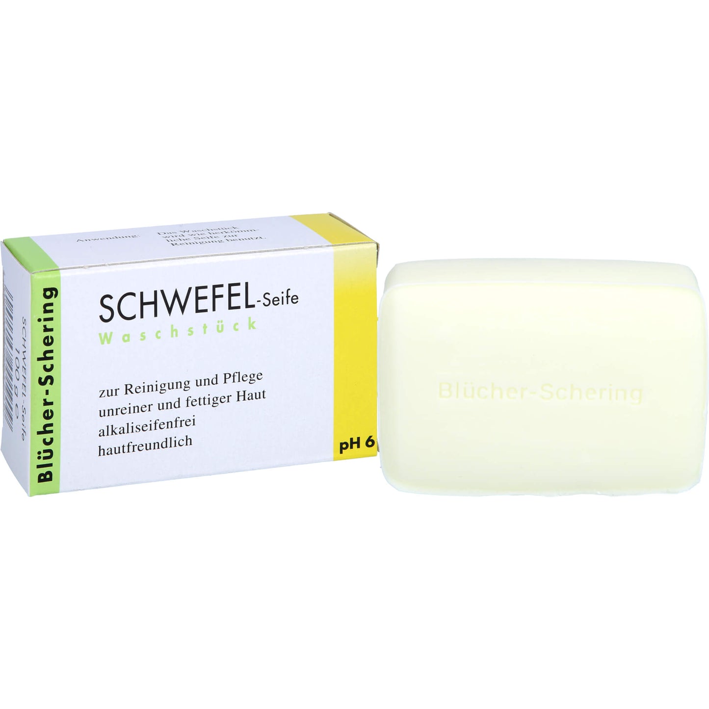 SCHWEFEL SEIFE Blücher Schering 100 g