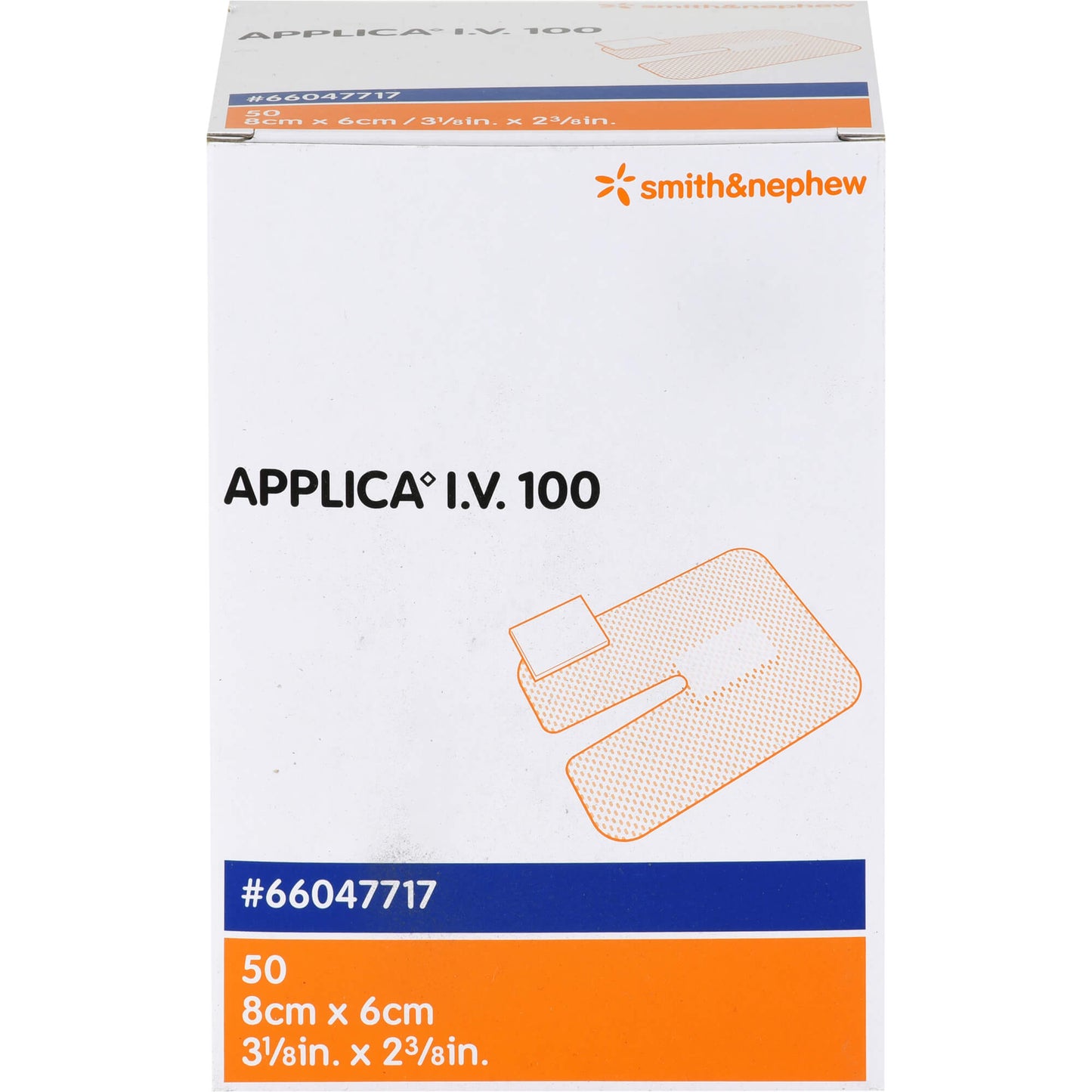 APPLICA I.V.100 Kanülenpflaster m.Saugpolster 50 St
