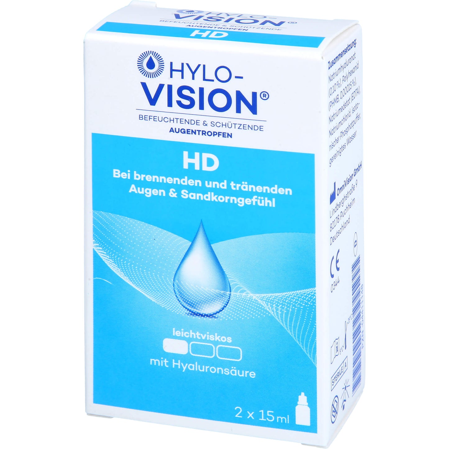 HYLO-VISION HD Augentropfen 2X15 ml