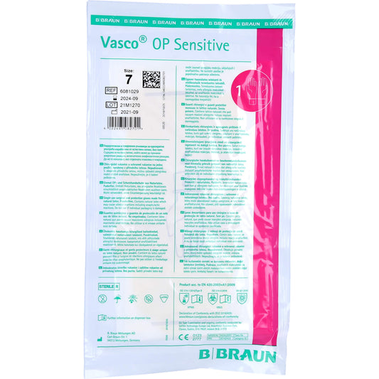 VASCO OP Sensitive Handsch.steril puderfrei Gr.7 2 St