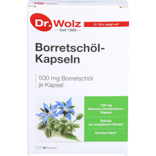 BORRETSCHÖL KAPSELN Dr.Wolz 60 St